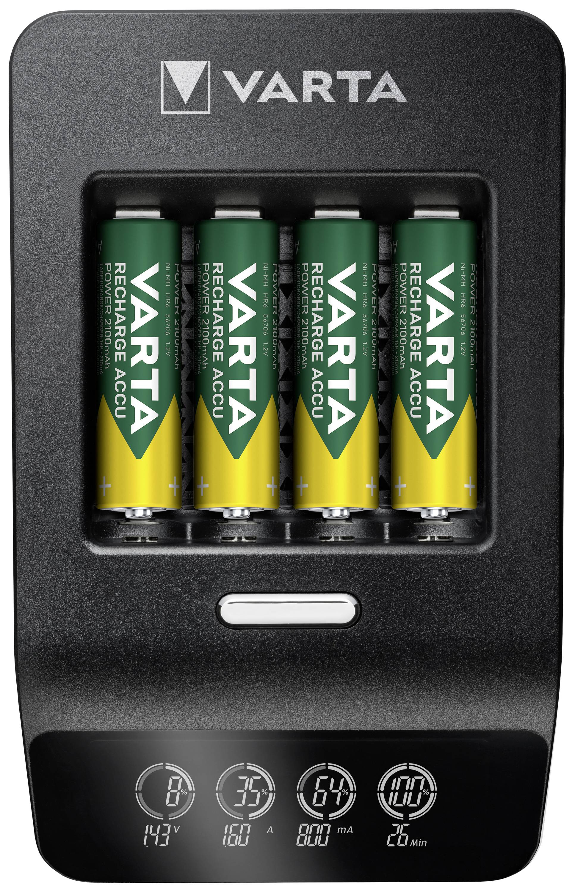 Caricabatterie USB Per Pile AA E AAA - Compatto E Portatile, Colore Bianco - Foto 13