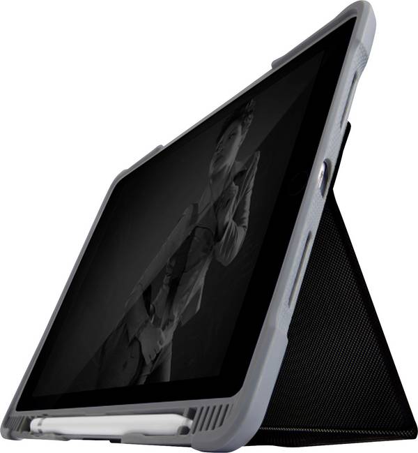STM Goods Dux Plus DUO Cover per tablet Apple iPad 10.2" (Gen.9, 2021), iPad 10.2" (Gen.8, 2020), iPad 10.2" (Gen.7, 2019) 25,9 cm (10,2") Copertina del libro Nero (trasparente)