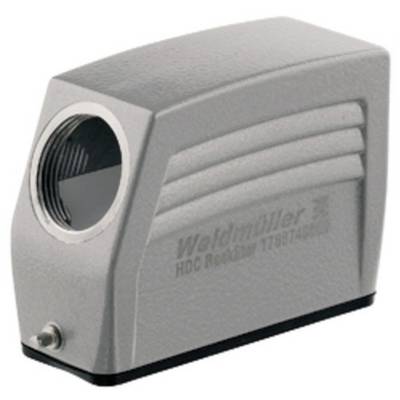 Telecamera industriale con involucro robusto, forma rettangolare, obiettivo grande sul davanti, nome del marchio e numero di modello visibili sul lato.