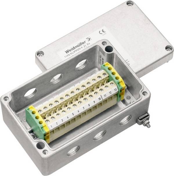 Weidmüller KLIPPON K21 M16ACSS EX Contenitore da installazione 125 x 80 x 57 Alluminio  1 pz. Pezzo