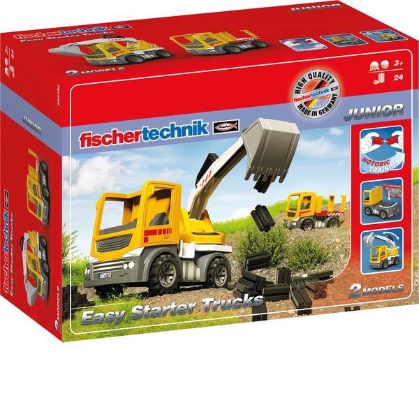 Kit esperimenti e pacchetti di apprendimento - fischertechnik 554194 Easy Starter Trucks - Spielzeugbagger Kit esperimenti da 3 anni - Kit esperimenti e pacchetti di apprendimento - fischertechnik 554194 Easy Starter Trucks - Spielzeugbagger Kit esperimenti da 3 anni -