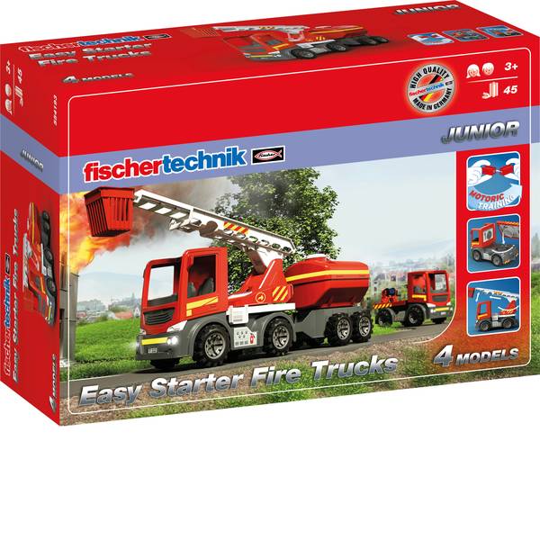 Kit esperimenti e pacchetti di apprendimento - fischertechnik 554193 Easy Starter Fire Trucks Kit esperimenti da 3 anni - Kit esperimenti e pacchetti di apprendimento - fischertechnik 554193 Easy Starter Fire Trucks Kit esperimenti da 3 anni -
