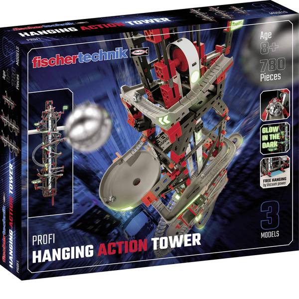 Kit esperimenti e pacchetti di apprendimento - fischertechnik 554460 Hanging Action Tower Kit esperimenti da 8 anni - Kit esperimenti e pacchetti di apprendimento - fischertechnik 554460 Hanging Action Tower Kit esperimenti da 8 anni -