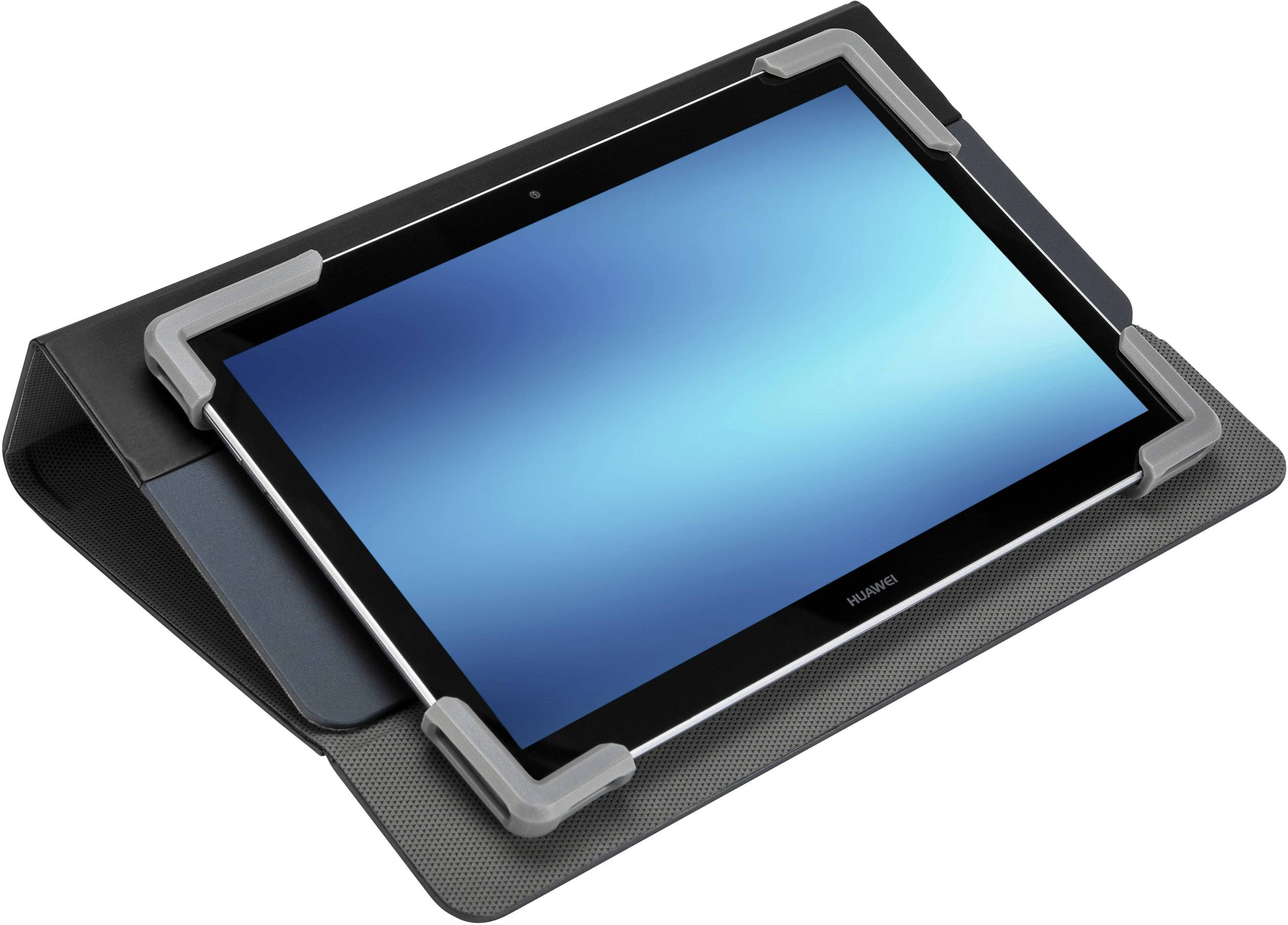Targus Fit-N-Grip Rotating Universal - Flip-Hülle für Tablet - Polyurethan - Schwarz - 22.9 cm - 26.7 cm (9" - 10.5") (T-11
