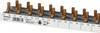 Siemens 5ST37740 guida pin.compatta, collegamento 10mm2 1p/N dispositivo compatto 1 te protetto da contatto accidentale Sbarre collettrici Numero di righe 2 Multicolore 10 mm² 63 A 230 V Tipo di conduttore = L, N 1 pz.