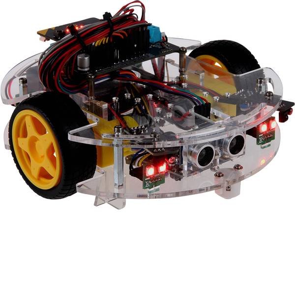 Robot in kit di montaggio - Joy-it Robot in kit da montare Micro:Bit JoyCar KIT da costruire - Robot in kit di montaggio - Joy-it Robot in kit da montare Micro:Bit JoyCar KIT da costruire -