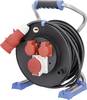 AS Schwabe 23654 Avvolgicavo 40 m Nero Spina CEE 16 A 5 poli