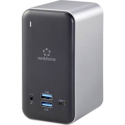 Renkforce Notebook Dockingstation USB-C®  RF-DKS-650 Adatto per marchio: universale  incl. funzione di ricarica
