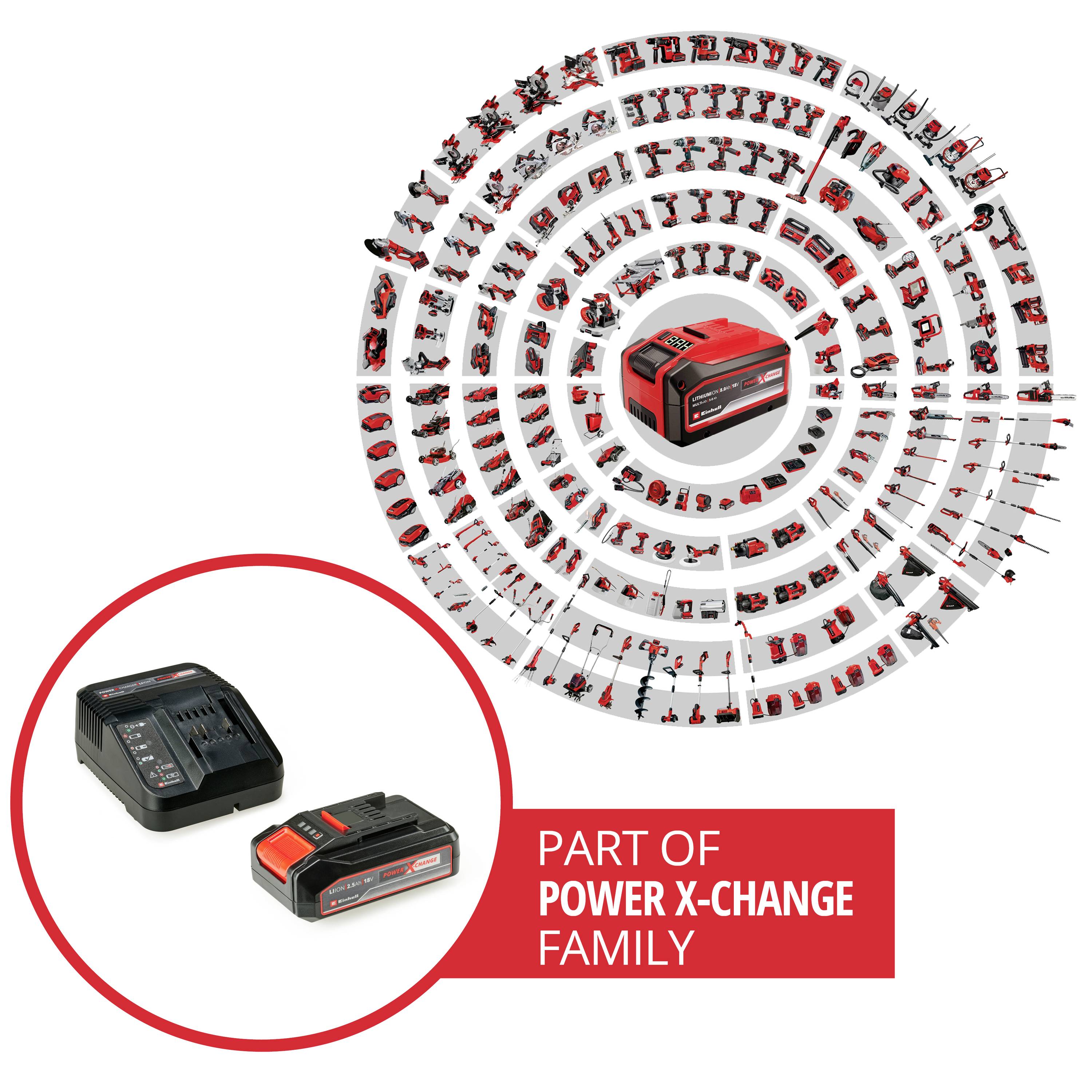 Einhell PXC Starter Kit 18V 2,5Ah Power X-Change 4512097 Batteria dell'utensile e caricabatterie 2.5 Ah Li-Ion-2