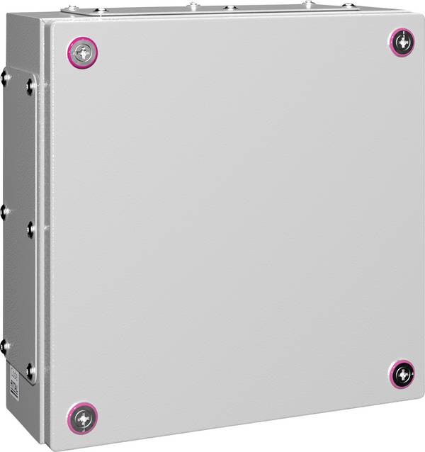 Rittal KX 1535.000 Contenitore da installazione, Contenitore da parete 300 x 300 x 120 Lamiera d'acciaio Grigio luminescente 1 pz.