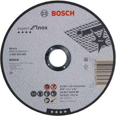 Bosch Accessories 2608603405 2608603405 Disco di taglio dritto  150 mm 22.23 mm 1 pz.