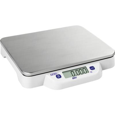 Bilancia digitale da cucina con piattaforma in acciaio inox e display LED. Visualizza '0.000 kg'. Tasti per accensione/spegnimento e funzione tara.
