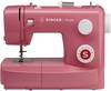 Singer Macchina per cucire a braccio libero Simple 3223 con tavolo allungabile Rosso