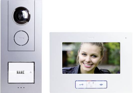 m-e modern-electronics VISTUS VD ALU-6710 S Video citofono Cablato Argento