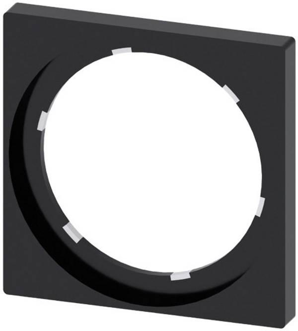 Siemens 3SU1900-0AX10-0AA0 3SU19000AX100AA0 Cornice singola quadrato (L x L x A) 29.8 x 29.8 x 29.8 mm Senza Nero 10 pz. Pezzo