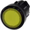 Siemens 3SU10010AD300AA0 3SU1001-0AD30-0AA0 Spia luminosa Anello frontale in plastica, rotondo Pulsante Nero, Giallo 1 pz.