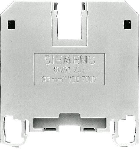 Siemens 8WA10111BM11 Morsetto passante A vite Blu 1 pz.