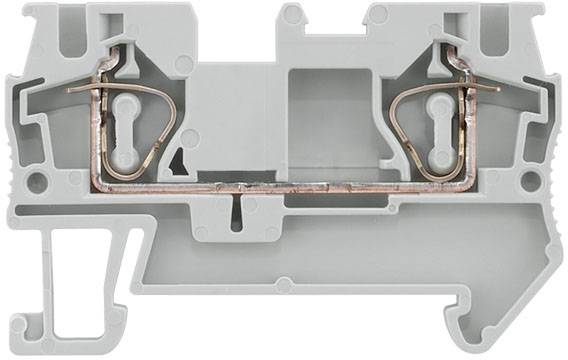 Siemens 8WH20000AG00 Morsetto passante Collegamento gabbia a molla Grigio 50 pz. Pezzo