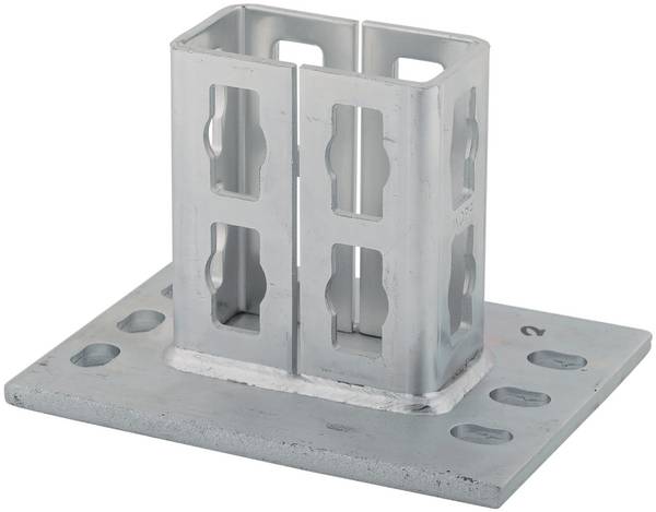 Fischer PSF 82 zl Flangia della sella  Acciaio  542716 5 pz.
