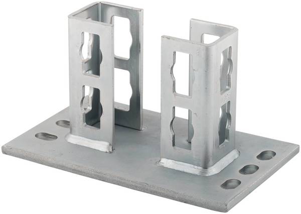 Fischer PSF 124 zl Flangia della sella  Acciaio  542718 5 pz.