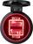 Caricabatterie da auto rotondo con doppia porta USB e luce LED rossa, che indica '5V 2.1A'. Adatto per caricare contemporaneamente due dispositivi.