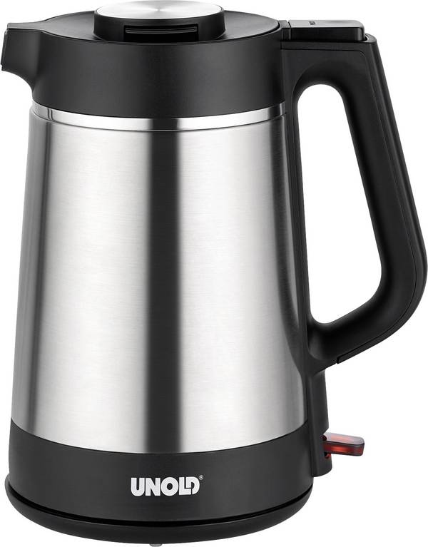 Unold UNOLD BLITZKOCHER Thermo 18715 - Wasserkocher Bollitore acciaio inox, Nero