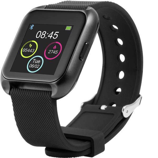 Dispositivi indossabili - Technaxx TX-SW5HR Smartwatch Uni Nero, Blu-Bianco - Dispositivi indossabili - Technaxx TX-SW5HR Smartwatch Uni Nero, Blu-Bianco -