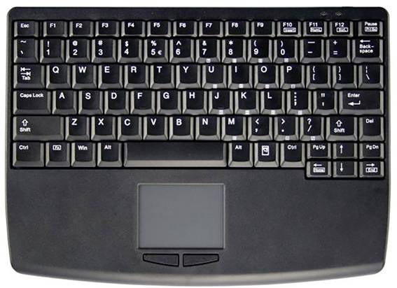 Contour Active Key Active Key Tastatur AK-4450-GU Cablato Tastiera Svizzera, QWERTZ Nero