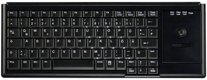 Contour Active Key Active Key Tastatur AK-4400-TU CH-Layout Cablato Tastiera Svizzera, QWERTZ Nero