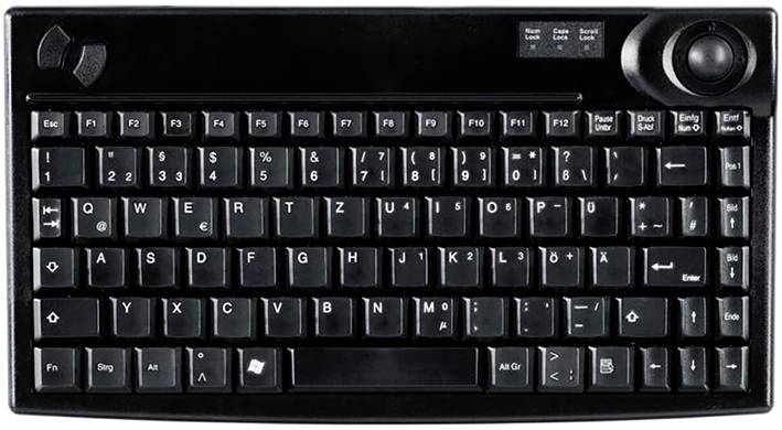 Contour Active Key Active Key Tastatur AK-440-T CH-Layout Cablato Tastiera Svizzera, QWERTZ Nero