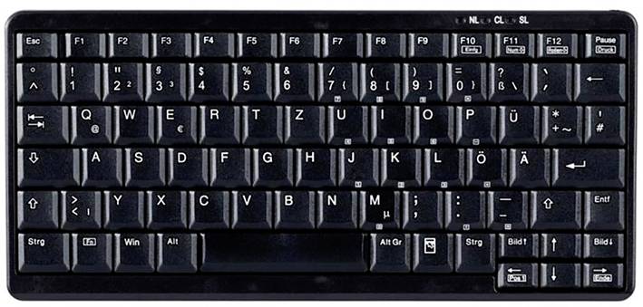 Contour Active Key Active Key Tastatur AK-4100 US-Layout Cablato Tastiera Inglese US, QWERTY Nero