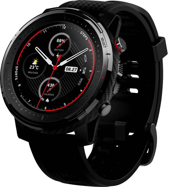Dispositivi indossabili - Amazfit Stratos 3 Orologio sportivo con GPS Nero - Dispositivi indossabili - Amazfit Stratos 3 Orologio sportivo con GPS Nero -
