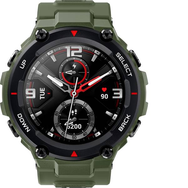 Dispositivi indossabili - Amazfit T-Rex Orologio sportivo con GPS Verde scuro opaco - Dispositivi indossabili - Amazfit T-Rex Orologio sportivo con GPS Verde scuro opaco -