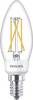 Philips LED 77215400 LED (monocolore) ERP F (A - G) E14 Forma di candela 5 W, 2.5 W, 1 W = 40 W, 18 W, 9 W Bianco caldo (Ø x L) 3.5 cm x 10.6 cm dimmerabile 1 pz.