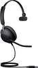 Jabra Evolve2 40, MS Mono Auricolare Cablato A Padiglione Ufficio USB tipo A Nero 24089-899-999