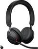 Jabra Evolve2 65 MS Telefono Cuffie On Ear Bluetooth Stereo Nero regolazione del volume, Indicatore di carica della batteria, Muto