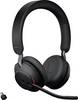 Jabra Evolve2 65 MS Cuffie On Ear Bluetooth Stereo Nero regolazione del volume, Indicatore di carica della batteria, Muto Telefono