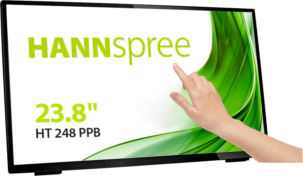 Hannspree HT248PPB Monitor ERP D (A - G) 60.5 cm (23.8 pollici) 1920 x 1080 Pixel 16:9 8 ms Presa microfono VA LED