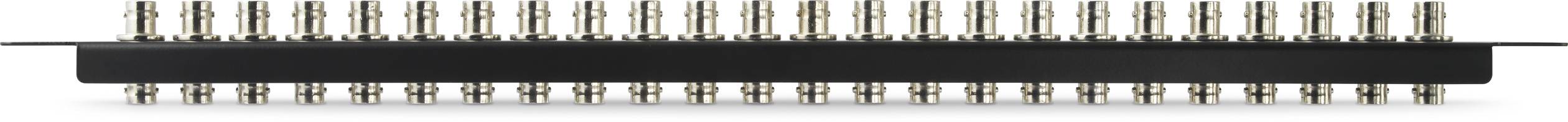 'Testina a 40 pin: disposizione orizzontale di pin metallici in un involucro nero, utilizzata per connessioni elettroniche.'