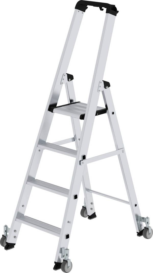 MUNK Günzburger Steigtechnik    41104  Alluminio  Scala domestica a gradini    Altezza operativa max: 3 m      9.5 kg