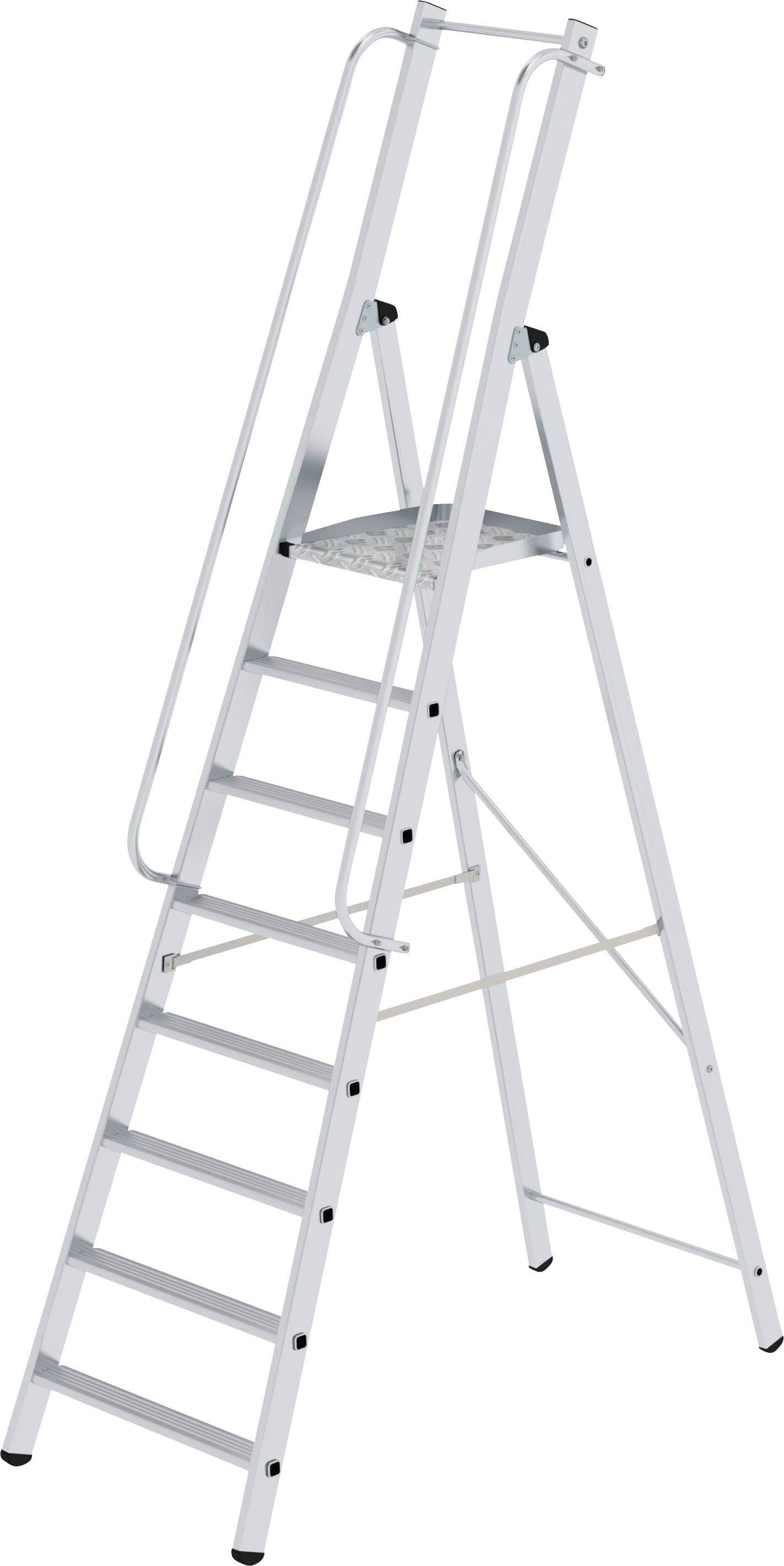 MUNK Günzburger Steigtechnik 51098 Alluminio Scala a piattaforma Altezza operativa max: 3.83 m 16.6 kg