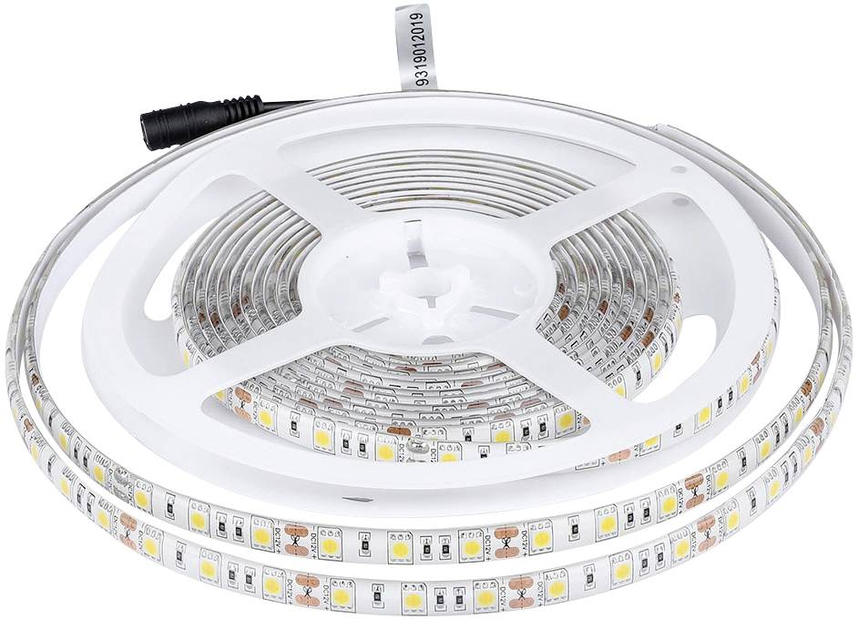 V-TAC VT-5050 60 RGB IP65 5m 2155 Striscia LED ERP: G (A - G) con spina 12 V 5 m RGB 5 m