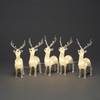 Konstsmide 6288-103 figura acrilica ERP: F (A - G) Renna Bianco caldo LED (monocolore) Trasparente