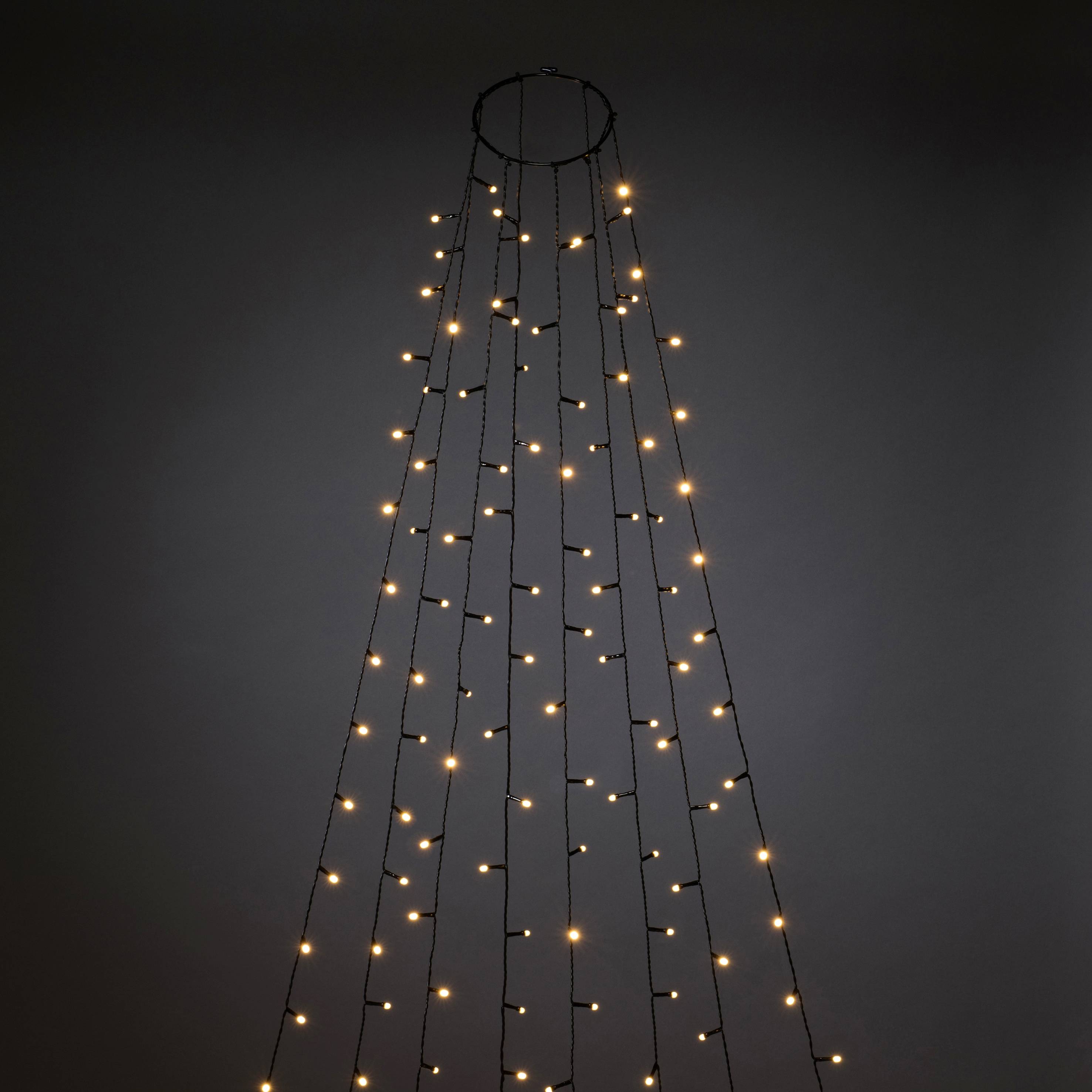Konstsmide 6394-820 Mantello di luci LED per albero esterno ERP: G (A - G) via alimentatore a spina Numero di lampadine -0