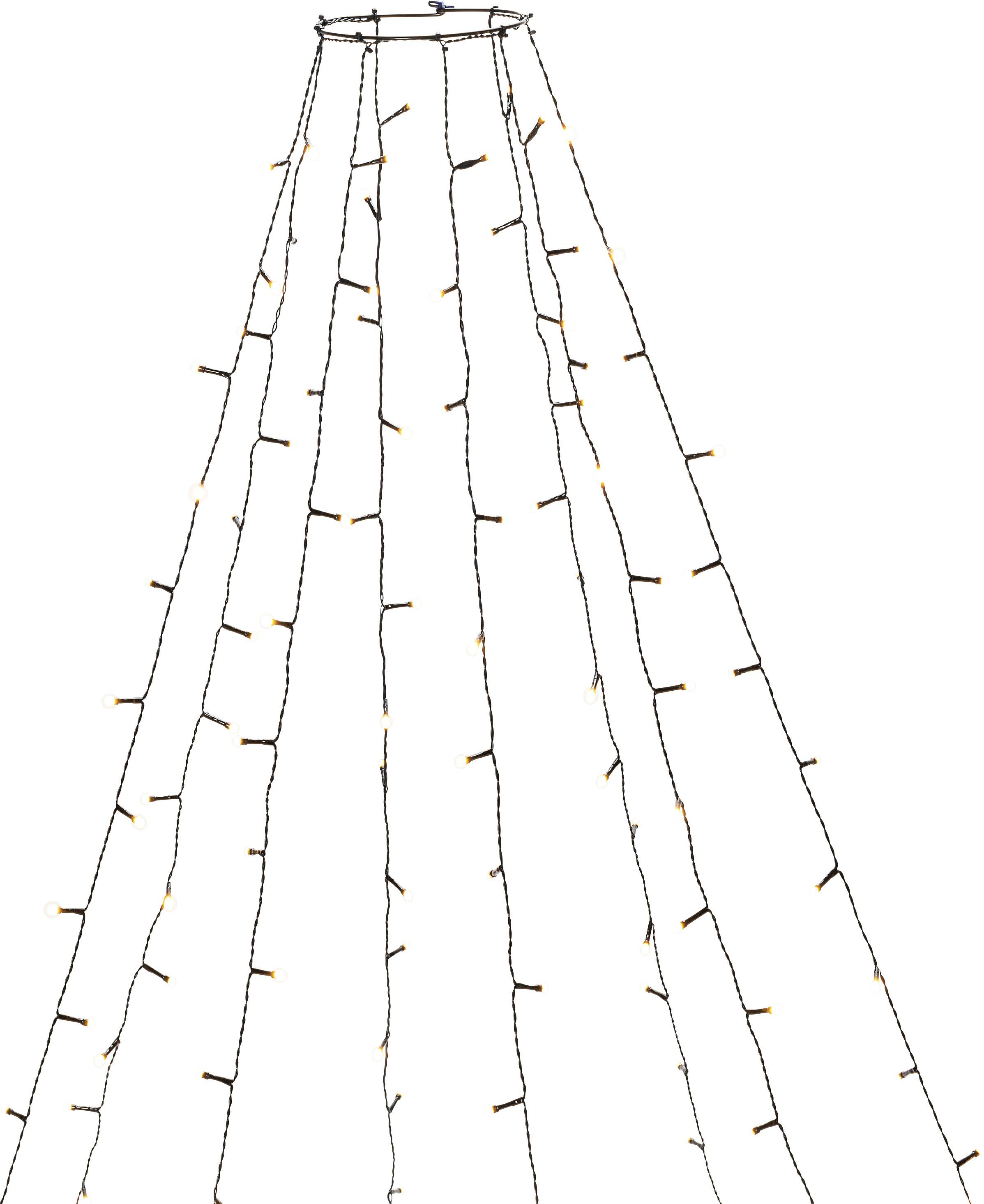 Konstsmide 6394-820 Mantello di luci LED per albero esterno ERP: G (A - G) via alimentatore a spina Numero di lampadine -5