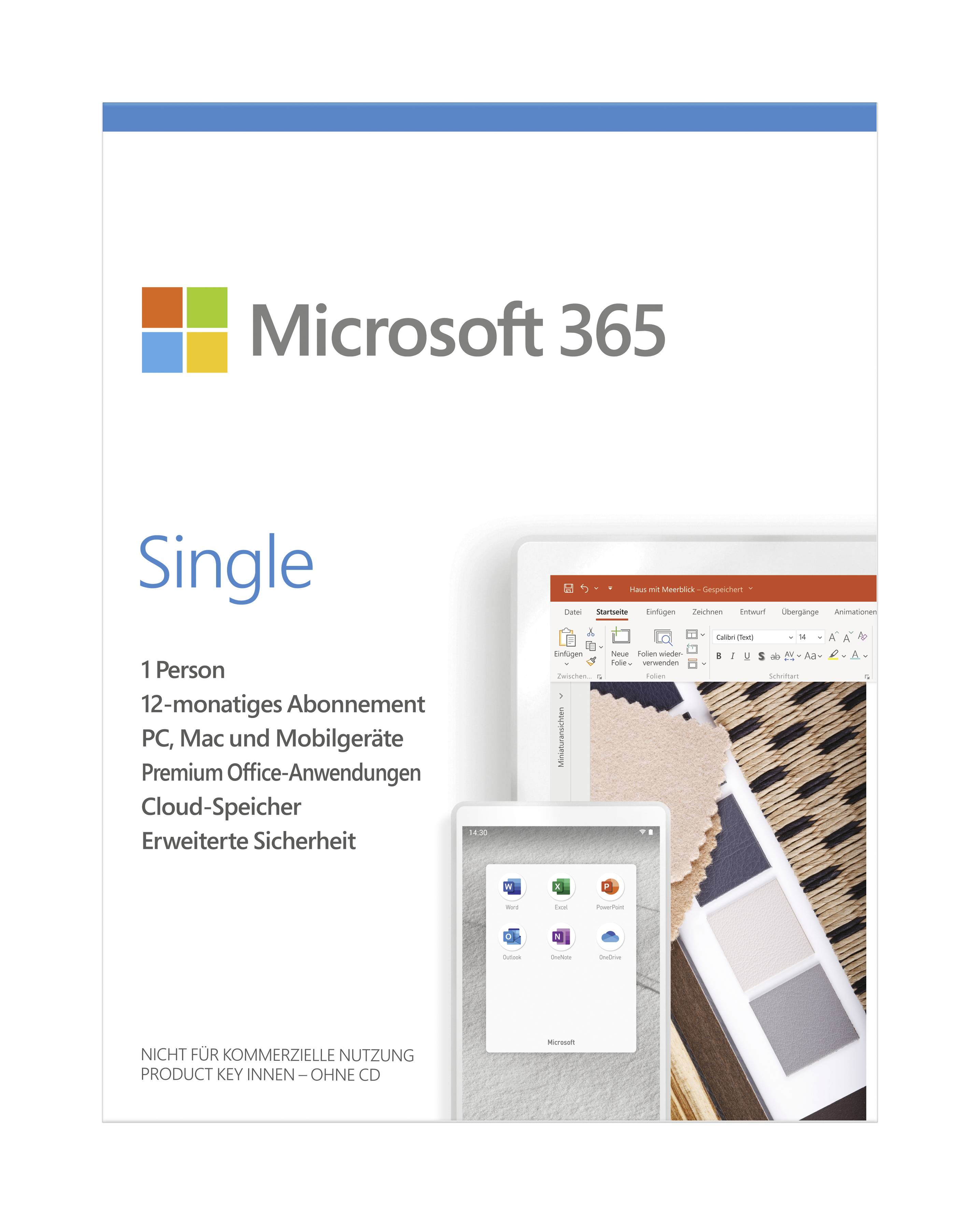 Microsoft Office 365 Single 1 Utente 1 anno-0
