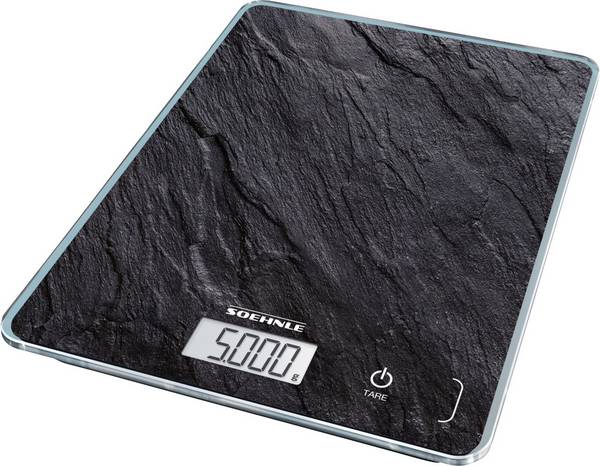 Soehnle Page Compact 300 Slate Bilancia da cucina digitale   Antracite 200 x 150 x 13