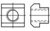 TOOLCRAFT TO-6855234 Dadi per cave a T M4 DIN 508 Acciaio temperato 25 pz.