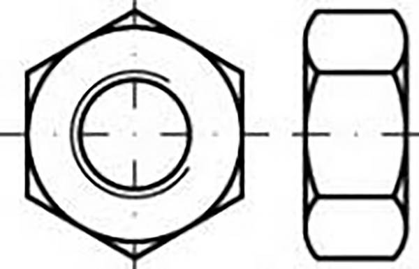 TOOLCRAFT  TO-6855531 Dadi esagonali M3   DIN 555   Plastica  200 pz.
