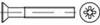 TOOLCRAFT TO-6863058 Viti svasate M4 45 mm A croce Pozidriv DIN 965 Acciaio zincato 500 pz.